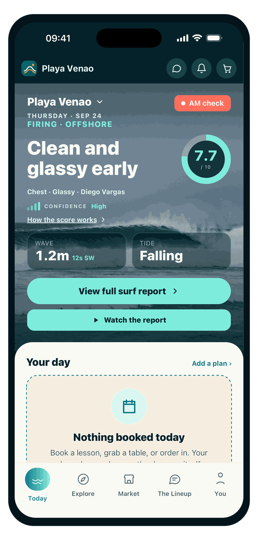 Tu clase como empieza en 1 hora, para todo el pueblo, en la app Coastly